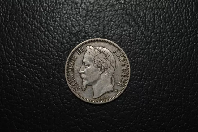 1 franc Napoleon III 1867 BB