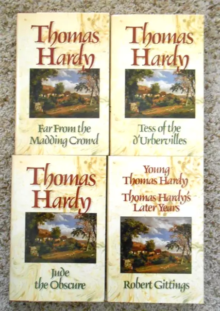 4 THOMAS HARDY (Jude~Tess~Far & About Thomas Hardy) BOMC  1990 - HC/DJ LN
