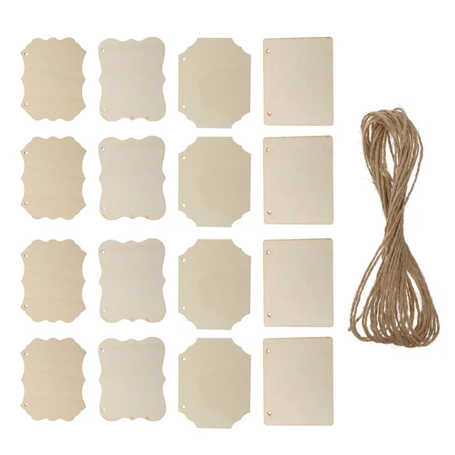 4 Cartelli Vuoti Per Giardino 43x30cm Con Pali In Metallo - Plastica Ondulata Bianca Fai Da Te - 2
