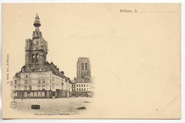 CPA Calais – Les Géants Et L'Ancien Hôtel De Ville – Carte Postale Originale