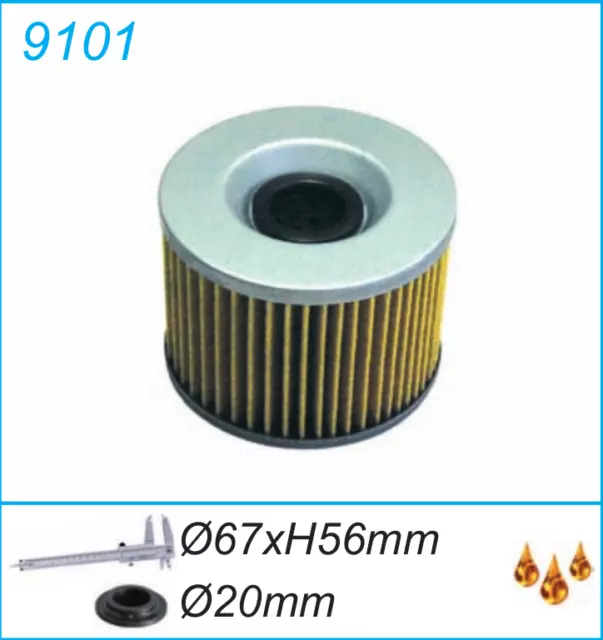 4 PCS Engine Oil Filter For Yamaha FZX700 86-87 FZ750 85-94 FZX750 86-88 90 98 3