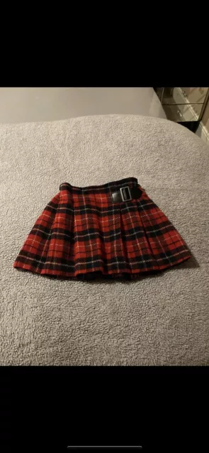 Gonna a scacchi tartan rosso Next per ragazze 18-24 mesi