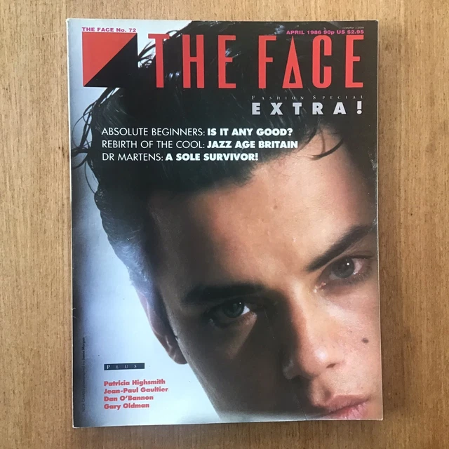 THE FACE MAGAZINE - Nick Kamen cover (April 1986 - Issue 72
