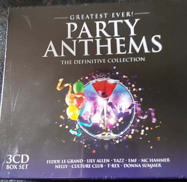 Various Artists Greatest Ever! Party Anthems (The Definitive Collection) 3 cds