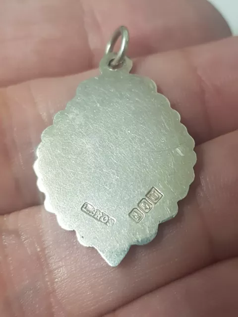 Vintage Irish Solid Silver Holy Communion Medal / Pendant 2