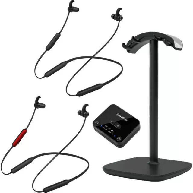 Avantree Dual Wireless Neckband Earbuds BTHS-NB16