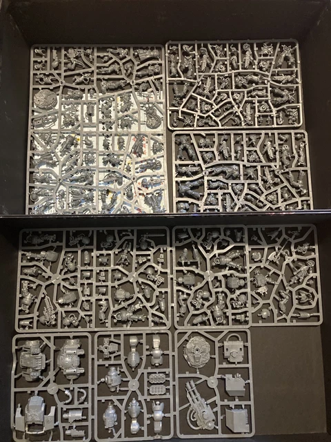 WARHAMMER 40K SPACE Marine Leviathan Box Half Complete New on Sprue ...