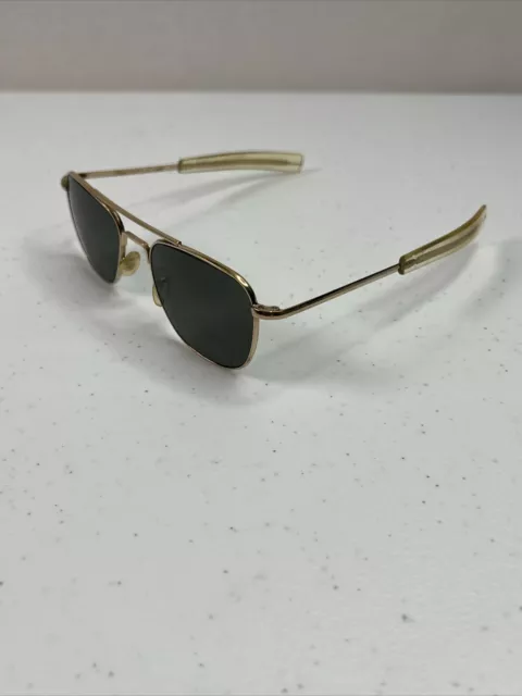 American Optical 5 1/2 AO Gold Sunglasses B11