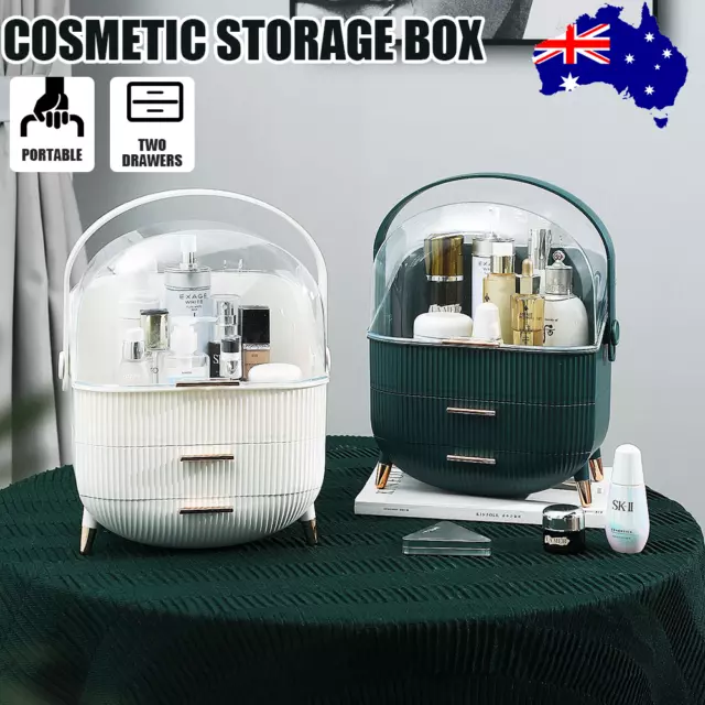 Makeup Box Portable Cosmetic Organiser Storage Jewellery Case Holder Drawer