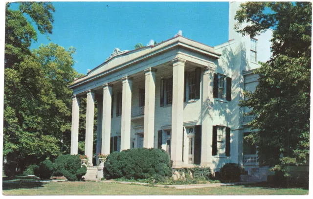 1950s Nashville TN Tennessee Belle Meade Mansion Plantation Civil War Postcard