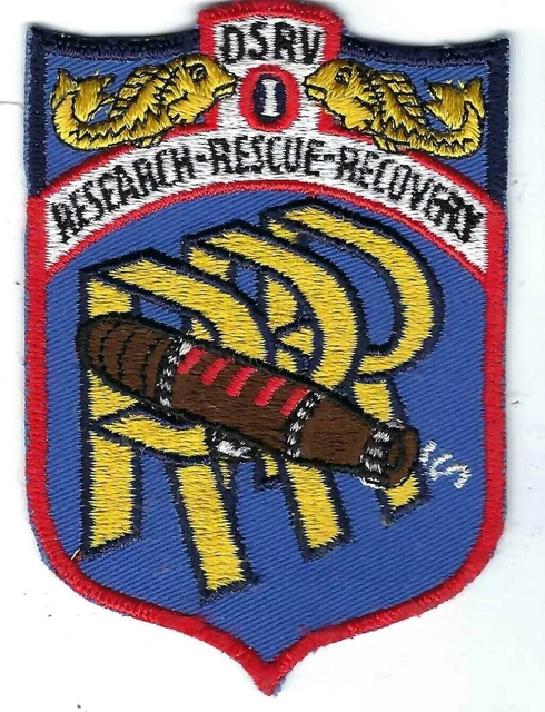 DSRV 1 Research-Rescue-Recovery (bluer bkgnd) - Vintage Collection 3x4 in c8122