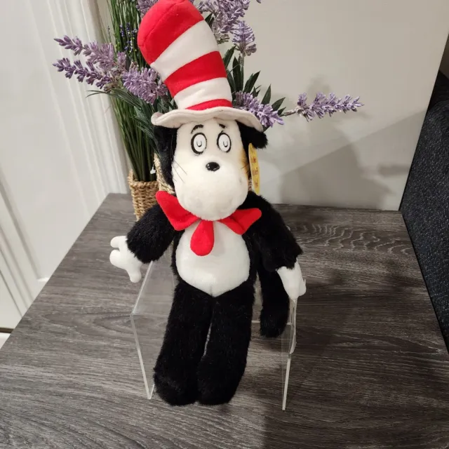 APPLAUSE DR SEUSS CAT IN THE HAT 14” PLUSH WITH SOUND TALKING!! Official Movie