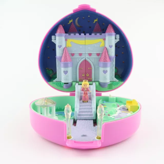 POLLY POCKET 1994 LIGHT UP Starlight Castle w/ 1 original doll