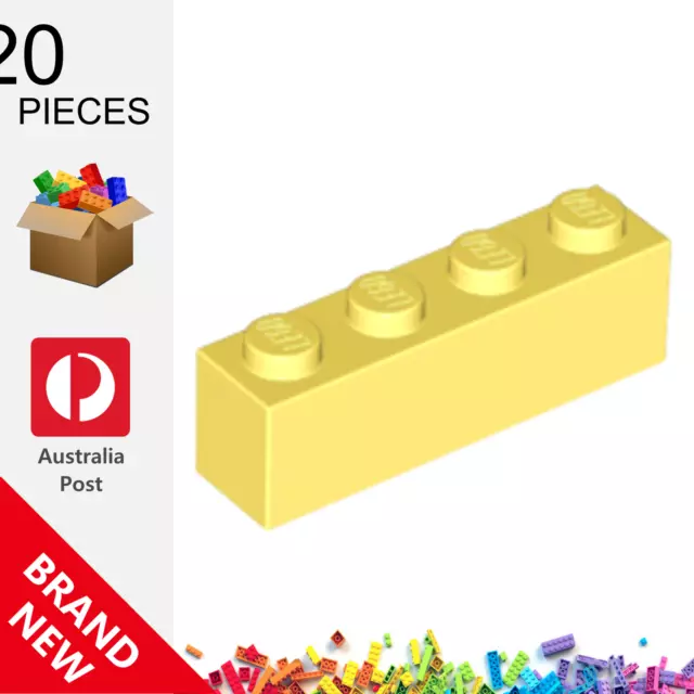 20x Genuine LEGO™ - 1 x 4 Bricks - 3010 6146 New Brick Parts