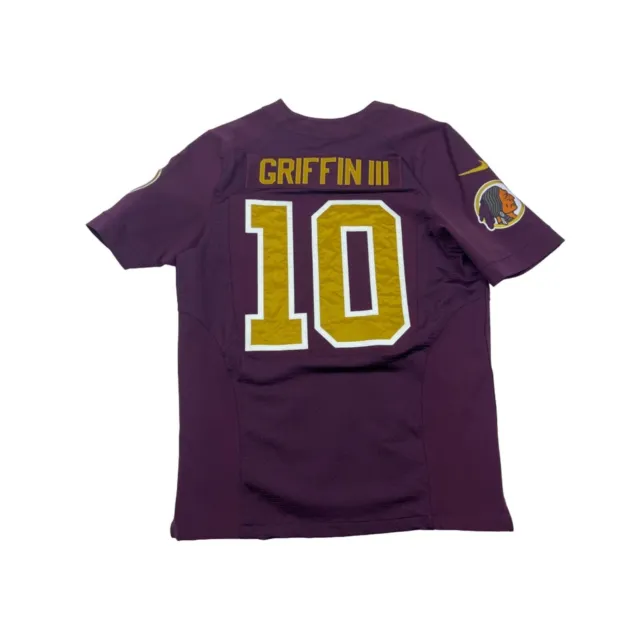 Redskins Robert Griffin III #10 Nike ELITE Throwback Jersey Size 44