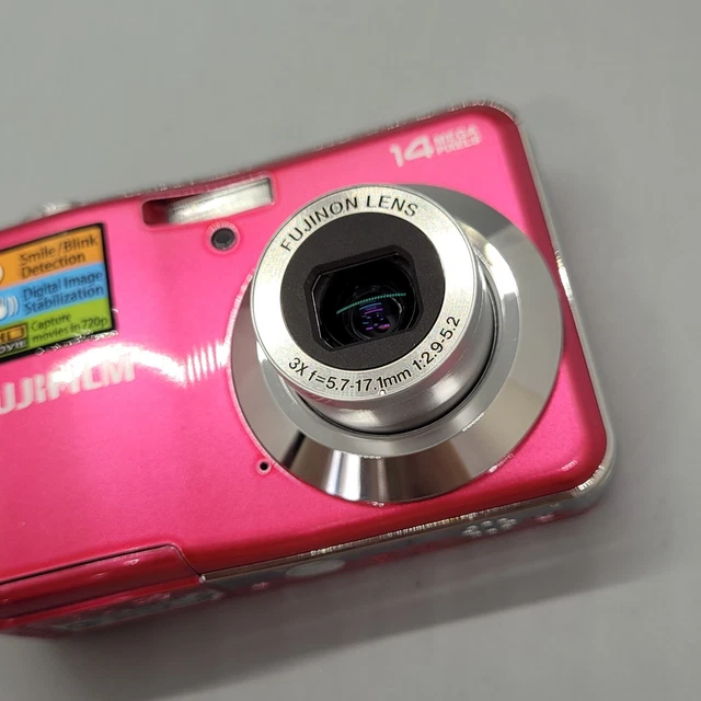 Fujifilm Finepix AV200 14,0 megapixel fotocamera digitale compatta rosa testata 11