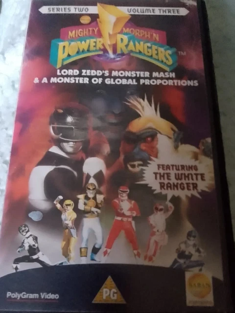 Mighty Morphin Power Rangers Series 2 Vol 3 Vhs Tape Rare Features 