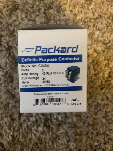 Packard C240A Double Two Pole Contactor