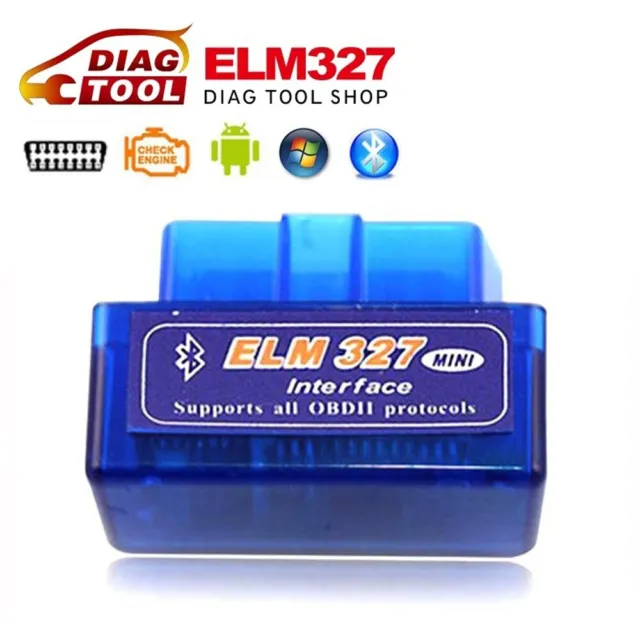 ELM327 OBDII OBD2 Bluetooth Car Scanner Torque IOS Android CAN Auto Scan Tool