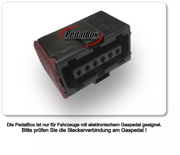 Dte Pedal Box Plus Avec Appsteuerung pour Opel Zafira Mk I A T98 1998-2005 2