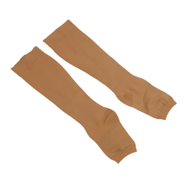 Zipper Compression Sock Calf Knee Stocking Mid Tube Sequential Decompression