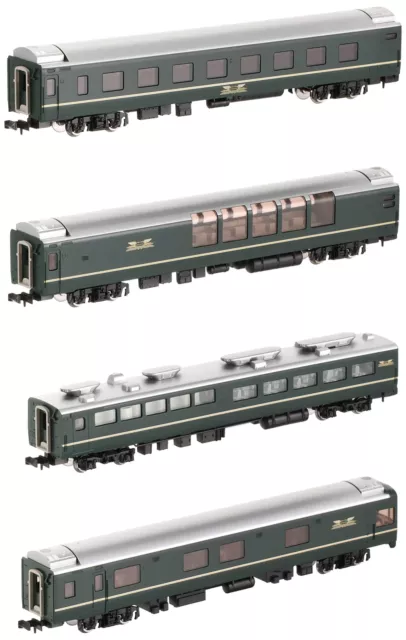 TOMIX N Gauge 24 Series 25 Twilight Express Additional Set A 4-Car 98360 Railway