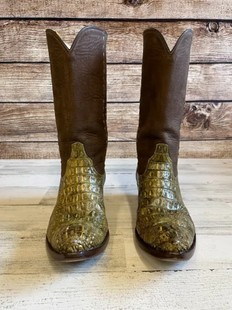 STALLION ALLIGATOR WESTERN Cowboy Boots Size 8 $599.99 - PicClick