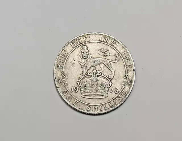 Great Britain : Silver Shilling 1913.