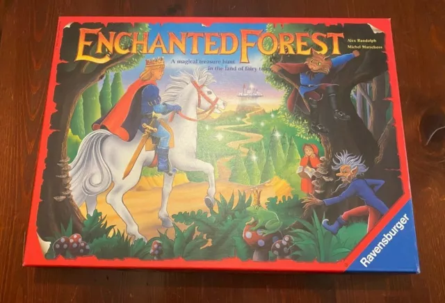 Gioco da tavolo per famiglie Enchanted Forest Fantasy Ravensburger 1994 completo