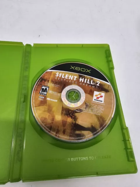 Silent Hill 2 Restless Dreams Original Microsoft Xbox Disc Only 83717300038