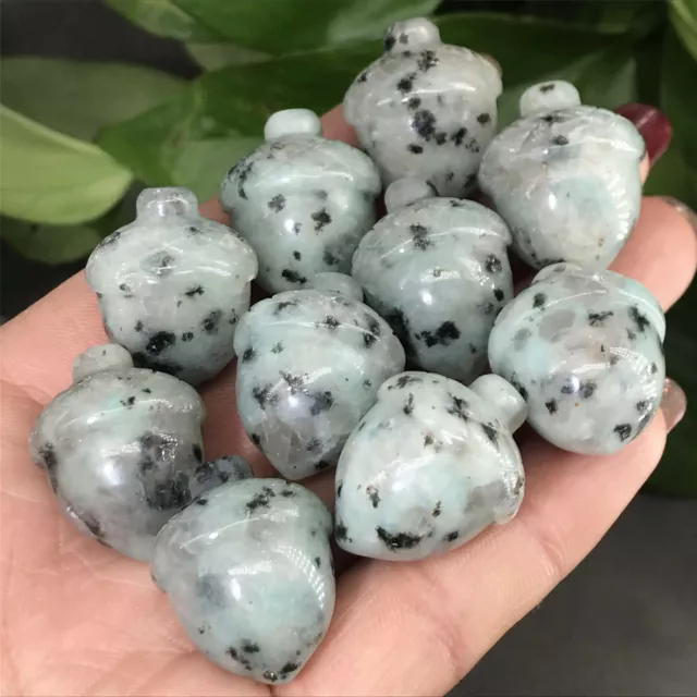 20pcs Natural Pinecone Sesame stone quartz Sculpture Reiki Treatment 25mm