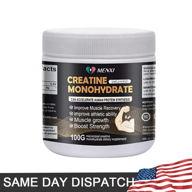 100g Micronized Creatine Monohydrate Powder Pure Micronized Muscle & Strength