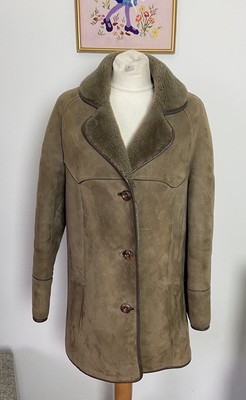 Genuine Sheepskin Coat Size 