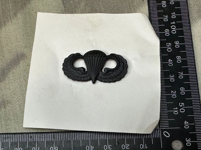 Brevetto Metallo US Airborne MASTER Paracadutisti Ali Stella - Foto 11