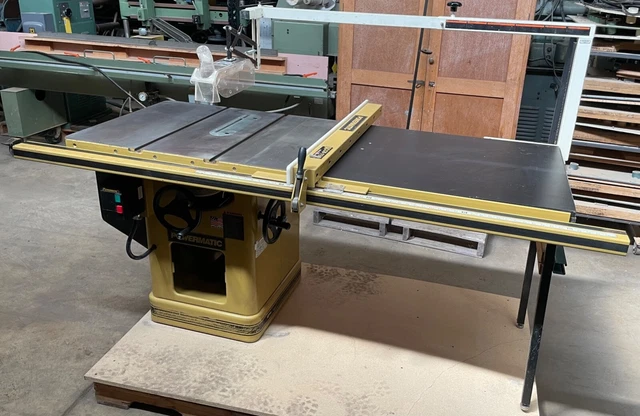 Powermatic 66 Table Saw 10" w/5hp Motor 230V 3ph Fence & Biesemeyer Guard () Powermatic 66 Table Saw 10" w/5hp Motor 230V 3ph Fence & Biesemeyer Guard ()
