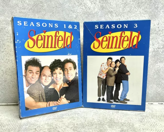 Seinfeld Complete Series DVD TV Show Season 1-3 Box Sets 2004 Boxes Of Laughs
