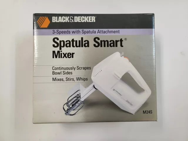 Black & Decker Spatula Smart Mixer Handheld Heavy Duty 3 Speed Power Boost  M24S