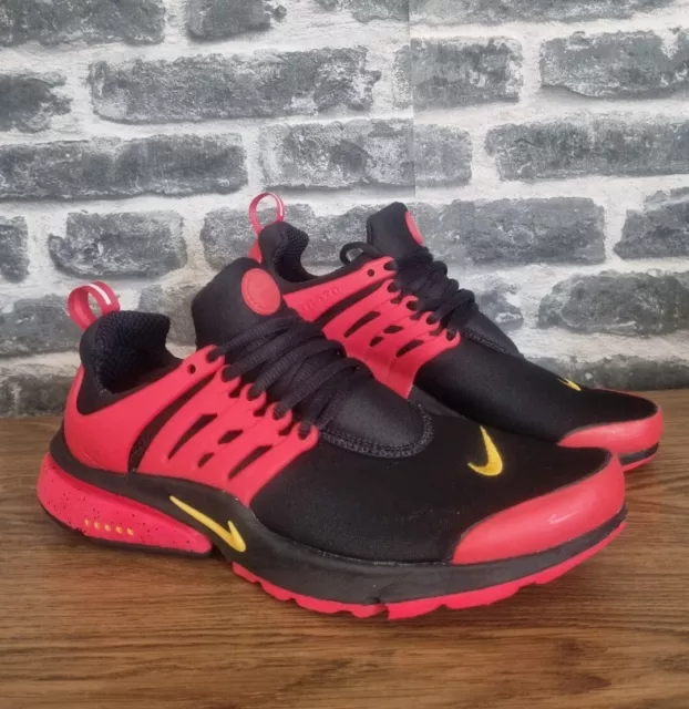 Nike Air Presto ID NIKE BY YOU Red Black Gold UK Size 9 846438-997