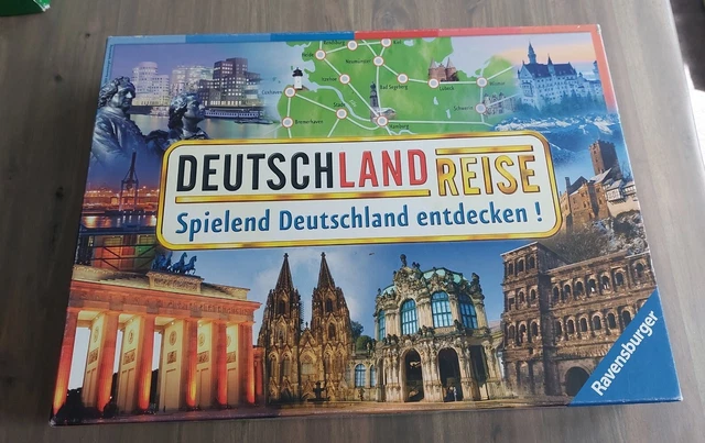 Ravensburger Deutschlandreise - Wettlaufspiel Familienspiel - Vollständig