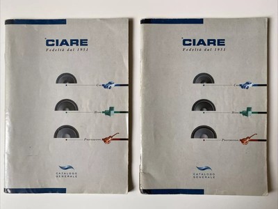 Ciare Ciare coppia di cataloghi generali car home professional 1996 