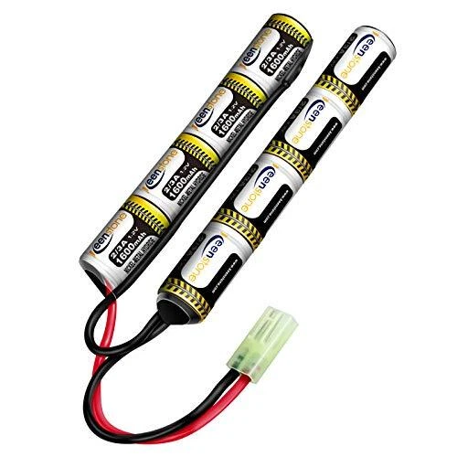 Keenstone Airsoft Batterie Bâton NiMH 96 V 1600 mAh Nunchuk Bâton pour Fusil ...