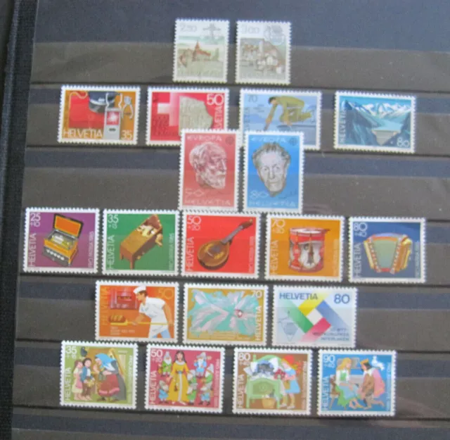 Schweiz Jahrgang 1985 MiNr. 1288-1307 Einzelmarken/Sätze postfrisch**zur Auswahl