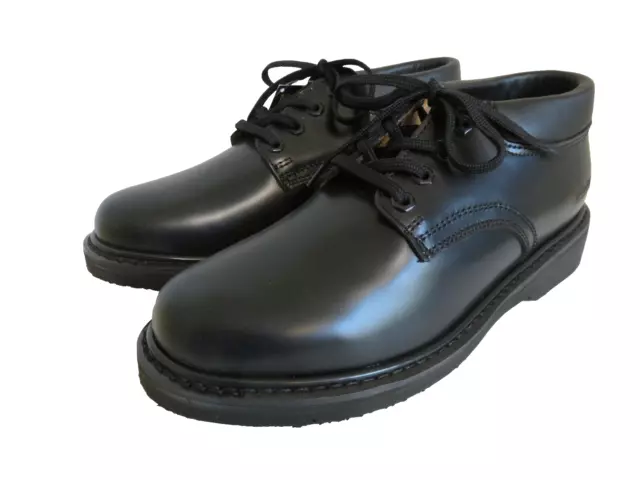 DIEHARD SEARS SURE-TRACK Leather Work Shoes Black Oxford Sz 9 EE EU 42. ...