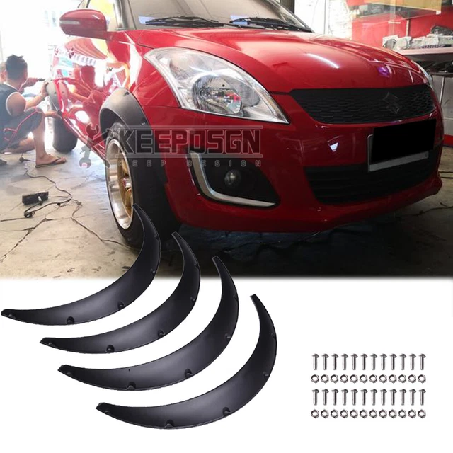 FENDER FLARES BODY Kit Parts Extra Arches Wheel Cover Matte for Suzuki