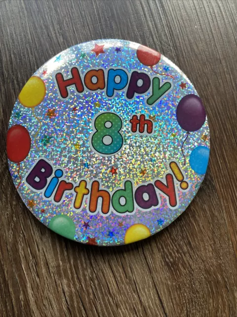 8th Birthday Badge