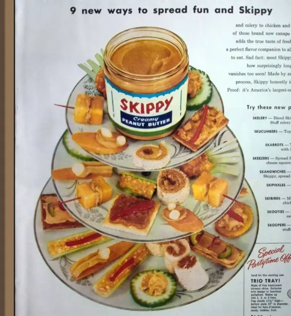 SKIPPY Peanut Butter 1960 September Vintage Print Ad