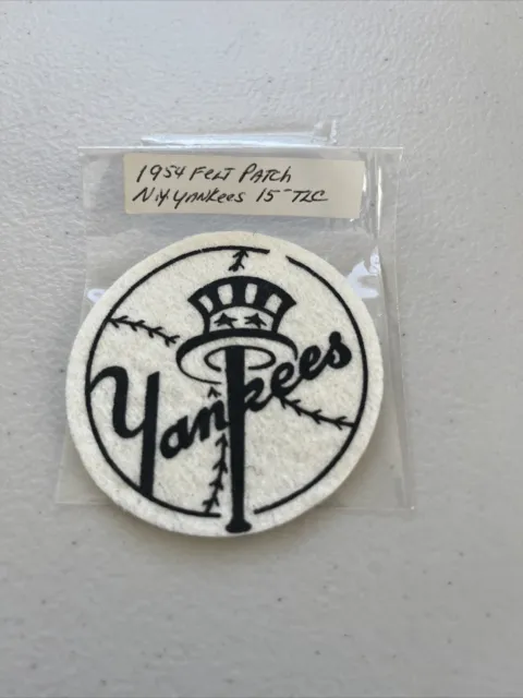 1954 NEW YORK YANKEES MLB BASEBALL BEST AND CO. VINTAGE 2.5 TEAM LOGO PATCH