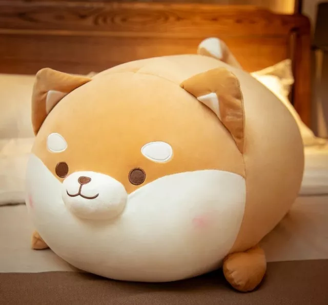 Fat Shiba inu Dog 14" Pillow Stuffed Animal Plush Toys Toddler Doll Kids Gifts