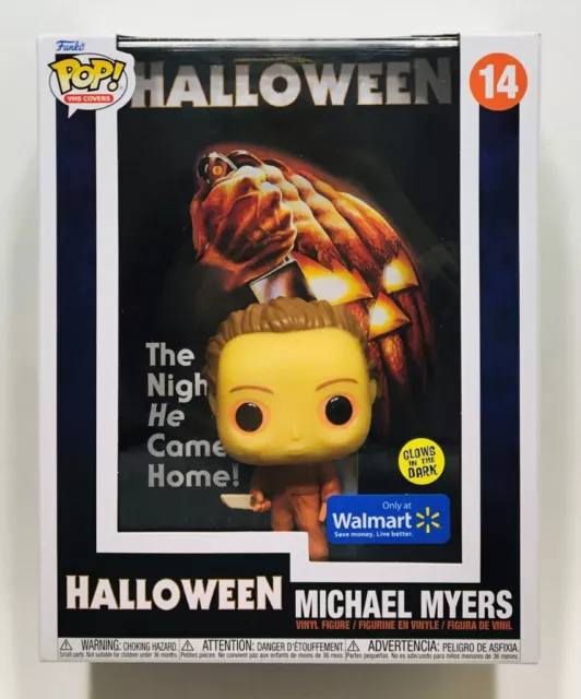 Funko POP! VHS Cover HALLOWEEN MICHAEL MYERS #14 GITD Walmart Exclusive In Hand!