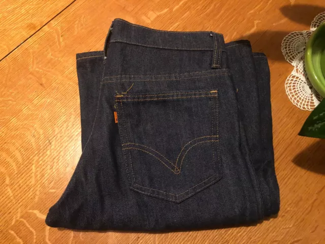 Vintage 1975 Orange Tab Levis 663 Bell Bottom Jeans 28 X 32 Very Nice!